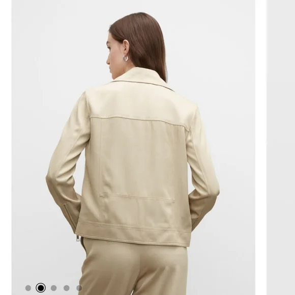 Club Monaco Relaxed Moto jacket S - Picture 2 of 10